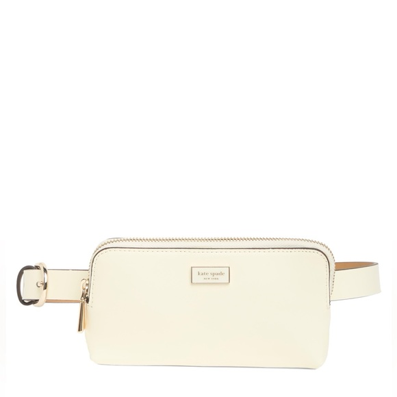 kate spade Handbags - SOLD on Ⓜ️ - Kate Spade White Leather Belt Bag